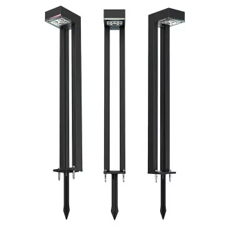 Lampă solară LED de exterior Viking SR07 - 2 buc/1000 lm/IP54/2 moduri/alb cald