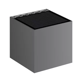 Lampă solară LED de exterior Viking SR32/700 lm/IP54/4 moduri/alb zi