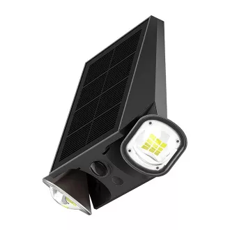 Lampă solară LED de exterior Viking SR39/Senzor de mișcare/800 lm/IP44/4 moduri/alb zi