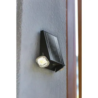 Lampă solară LED de exterior Viking SR39/Senzor de mișcare/800 lm/IP44/4 moduri/alb zi