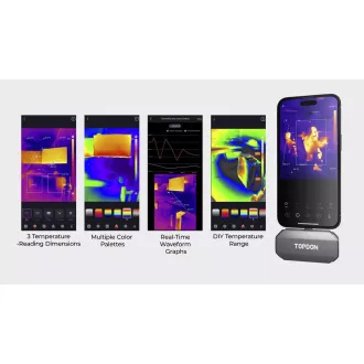 Cameră termică cu infraroșu TOPDON TC002C/256x192/iOS/câmp vizual 56°x42°/USB-C/ Cameră termică cu infraroșu TOPDON TC002C/256x192/iOS/câmp vizual 56°x42°/USB-C/