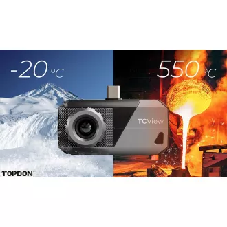 Cameră termică cu infraroșu TOPDON TS001/256x192/Windows/Android/câmp vizual 13°x10°/USB-C/ Cameră termică cu infraroșu TOPDON TS001/256x192/Windows/Android/câmp vizual 13°x10°/USB-C/
