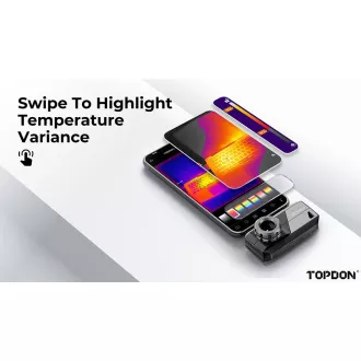 Cameră termică cu infraroșu TOPDON TS001/256x192/Windows/Android/câmp vizual 13°x10°/USB-C/ Cameră termică cu infraroșu TOPDON TS001/256x192/Windows/Android/câmp vizual 13°x10°/USB-C/