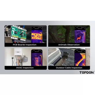 Cameră termică cu infraroșu TOPDON TS001/256x192/Windows/Android/câmp vizual 13°x10°/USB-C/ Cameră termică cu infraroșu TOPDON TS001/256x192/Windows/Android/câmp vizual 13°x10°/USB-C/