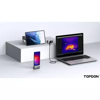 Cameră termică cu infraroșu TOPDON TS001/256x192/Windows/Android/câmp vizual 13°x10°/USB-C/ Cameră termică cu infraroșu TOPDON TS001/256x192/Windows/Android/câmp vizual 13°x10°/USB-C/