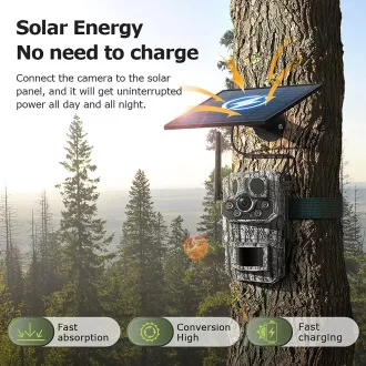 Cameră solară Viking HDs05 4G/2304x1296/detecție PIR/senzor de mișcare/7800mAh