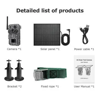 Cameră solară Viking HDs05 4G/2304x1296/detecție PIR/senzor de mișcare/7800mAh Cameră solară Viking HDs05 4G/2304x1296/detecție PIR/senzor de mișcare/7800mAh