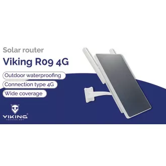 Router solar Viking R09 4G/alimentare solară/WiFi pentru până la 8 dispozitive/download - 15Mbps Router solar Viking R09 4G/alimentare solară/WiFi pentru până la 8 dispozitive/download - 15Mbps