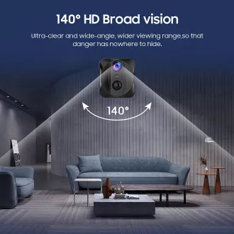 Mini cameră Viking S309 Wifi/1080P/vedere nocturnă/senzor de mișcare/2500mAh/aplicație mobilă