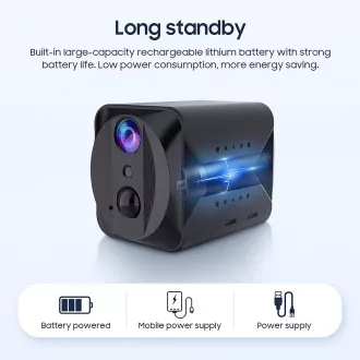 Mini cameră Viking S309 4G/1080P/viziune nocturnă/senzor de mișcare/2500mAh/aplicație mobilă