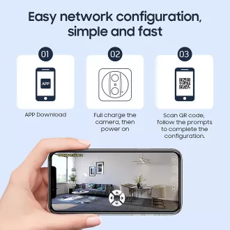 Mini cameră Viking S309 4G/1080P/viziune nocturnă/senzor de mișcare/2500mAh/aplicație mobilă