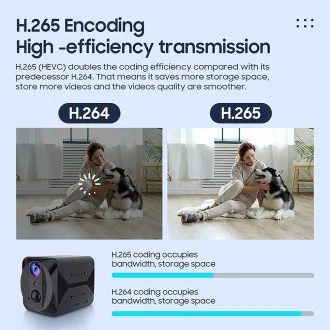 Mini cameră Viking S309 4G/1080P/viziune nocturnă/senzor de mișcare/2500mAh/aplicație mobilă Mini cameră Viking S309 4G/1080P/viziune nocturnă/senzor de mișcare/2500mAh/aplicație mobilă