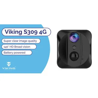 Mini cameră Viking S309 4G/1080P/viziune nocturnă/senzor de mișcare/2500mAh/aplicație mobilă Mini cameră Viking S309 4G/1080P/viziune nocturnă/senzor de mișcare/2500mAh/aplicație mobilă