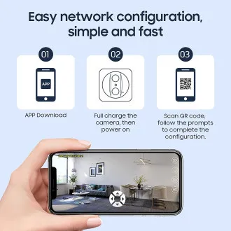 Mini cameră Viking S309 4G/1080P/viziune nocturnă/senzor de mișcare/2500mAh/aplicație mobilă Mini cameră Viking S309 4G/1080P/viziune nocturnă/senzor de mișcare/2500mAh/aplicație mobilă