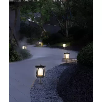 Lampă solară LED de exterior Viking SR10L/350lm/alimentare solară/4000K (alb-lumină)/4 moduri