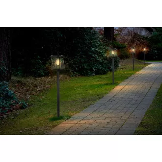 Lampă solară LED de exterior Viking SR10L/350lm/alimentare solară/4000K (alb-lumină)/4 moduri