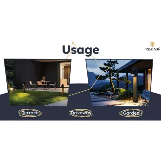Lampă solară LED de exterior Viking SR15L/500lm/alimentare solară/3000K (alb cald)/4 moduri