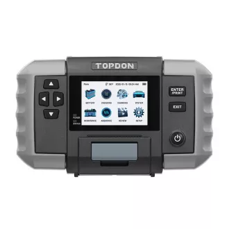 Tester de baterii auto TOPDON BT600P/Afișaj 3,5"/5200mAh/6V, 12V, 24V
