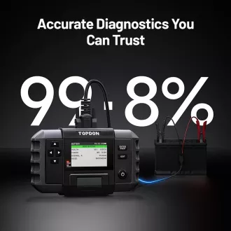 Tester de baterii auto TOPDON BT600P/Afișaj 3,5"/5200mAh/6V, 12V, 24V