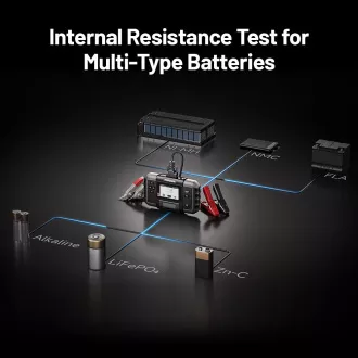 Tester de baterii auto TOPDON BT600P/Afișaj 3,5"/5200mAh/6V, 12V, 24V