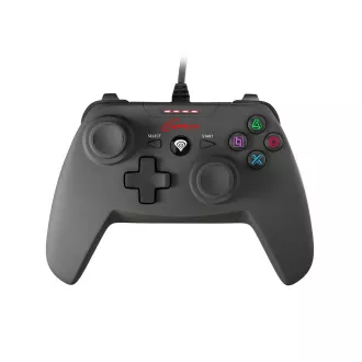 Gamepad cu fir Genesis P58, pentru PS3/PC, cu vibrații
