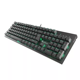 Tastatură mecanică Genesis Gaming THOR 300/RGB/Outemu Blue/Wireless USB/US layout/Negru