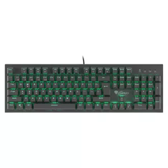 Tastatură mecanică Genesis Gaming THOR 300/RGB/Outemu Blue/Wireless USB/US layout/Negru
