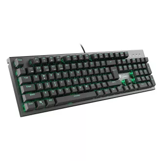Tastatură mecanică Genesis Gaming THOR 300/RGB/Outemu Blue/Wireless USB/US layout/Negru