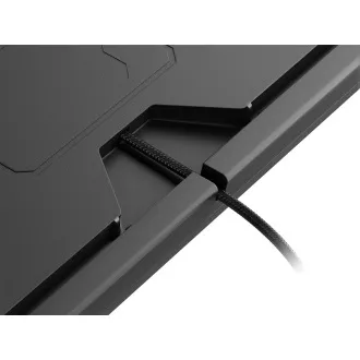 Tastatură mecanică Genesis Gaming THOR 300/RGB/Outemu Blue/Wireless USB/US layout/Negru