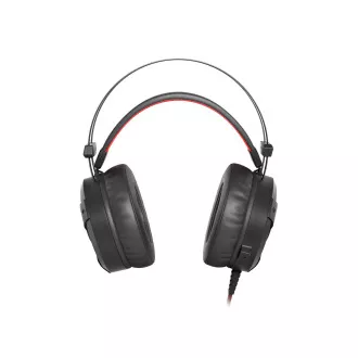 Cască de jocuri cu microfon Genesis Neon 360, Stereo, Vibrație, iluminare din spate roșie