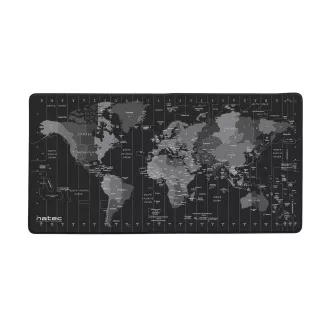 Maxi mouse pad Natec Hartă fus orar, 40x80cm Maxi mouse pad Natec Hartă fus orar, 40x80cm