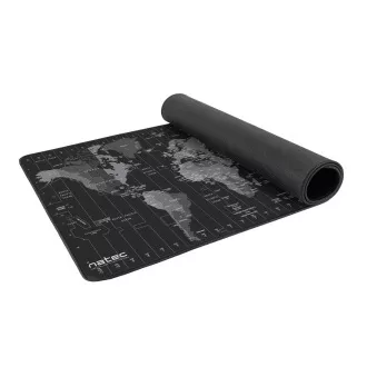 Maxi mouse pad Natec Hartă fus orar, 40x80cm Maxi mouse pad Natec Hartă fus orar, 40x80cm