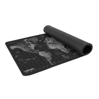 Maxi mouse pad Natec Hartă fus orar, 40x80cm Maxi mouse pad Natec Hartă fus orar, 40x80cm