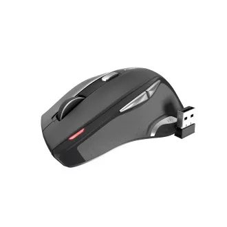Mouse optic Natec JAGUAR/2400 DPI/Ergonomic/Blue Track/Dreaptator/Wireless USB/Negru Mouse optic Natec JAGUAR/2400 DPI/Ergonomic/Blue Track/Dreaptator/Wireless USB/Negru
