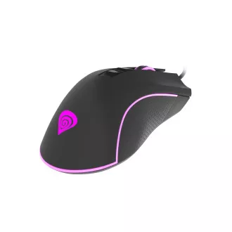Mouse pentru jocuri Genesis KRYPTON 770/RGB/Gaming/Optic/Dreapta/6000 DPI/USB cu fir/Negru