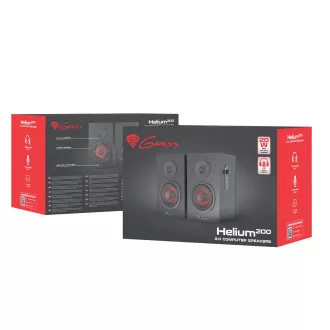 Difuzoare de gaming Genesis HELIUM 200/Stereo/20W/Negru-Roșu
