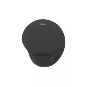 Mouse pad ergonomic cu gel Natec Marmot, negru, 245x225 mm