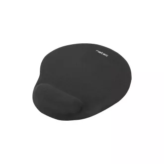 Mouse pad ergonomic cu gel Natec Marmot, negru, 245x225 mm