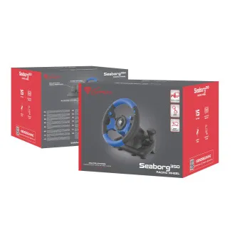 Genesis Seaborg 350 Roată de gaming, multiplatformă pentru PC, PS4, PS3, Xbox One, Switch, 180°. - Utilizat Genesis Seaborg 350 Roată de gaming, multiplatformă pentru PC, PS4, PS3, Xbox One, Switch, 180°. - Utilizat