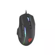 Mouse optic Genesis gaming XENON 220 G2/RGB/Gaming/Optic/Pentru dreptaci/12.400 DPI/USB cu fir/Negru