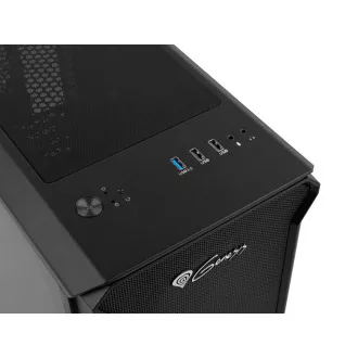 Carcasa computer Genesis IRID 503 V2/Micro Tower/Transpar./Negru Carcasa computer Genesis IRID 503 V2/Micro Tower/Transpar./Negru