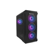 Carcasa computer Genesis IRID 503 ARGB V2/Micro Tower/Transpar./Negru