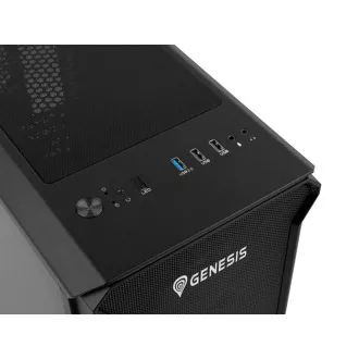 Carcasa computer Genesis IRID 503 ARGB V2/Micro Tower/Transpar./Negru