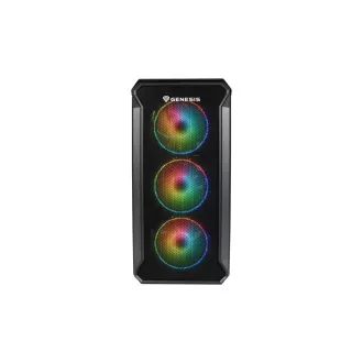 Carcasa computer Genesis IRID 503 ARGB V2/Micro Tower/Transpar./Negru