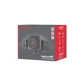 Difuzoare pentru jocuri Genesis HELIUM 610/2.1/60W/Negru/Roșu