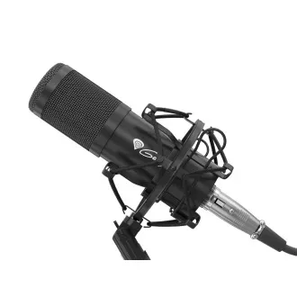 Microfon de streaming Genesis Radium 300, XLR, polarizare cardioidă, braț flexibil, filtru pop