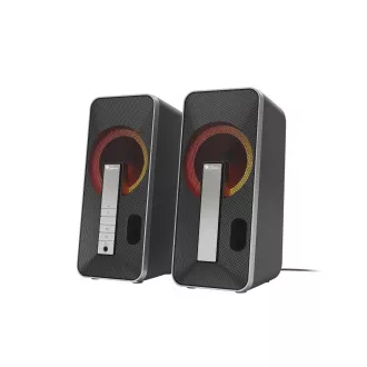 Difuzoare de gaming Genesis HELIUM 100/RGB/Stereo/10W/Negru-Argintiu