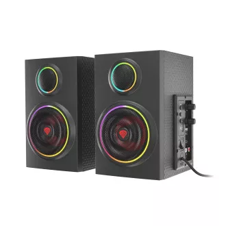 Difuzoare 2.0 24W GENESIS HELIUM 300BT ARGB, Bluetooth 5.0 Difuzoare 2.0 24W GENESIS HELIUM 300BT ARGB, Bluetooth 5.0