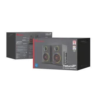 Difuzoare 2.0 24W GENESIS HELIUM 300BT ARGB, Bluetooth 5.0 Difuzoare 2.0 24W GENESIS HELIUM 300BT ARGB, Bluetooth 5.0