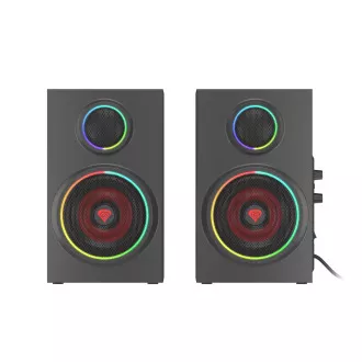 Difuzoare 2.0 24W GENESIS HELIUM 300BT ARGB, Bluetooth 5.0 Difuzoare 2.0 24W GENESIS HELIUM 300BT ARGB, Bluetooth 5.0